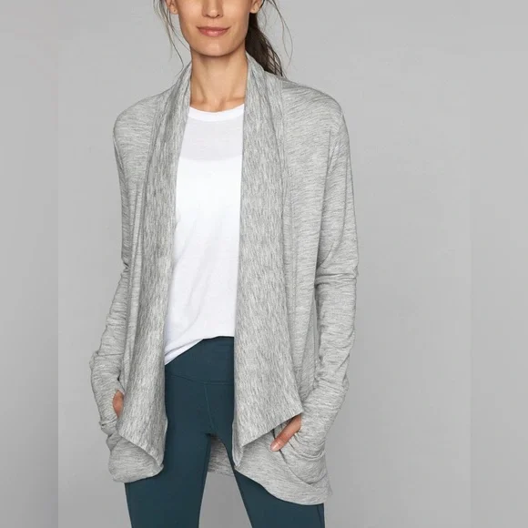 COPY - Athleta Pranayama Wrap Cardigan - Picture 4 of 12